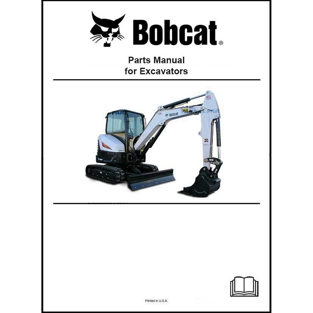 Part No. 6990729 E55 Excavator Parts Manual Fit For Bobcat