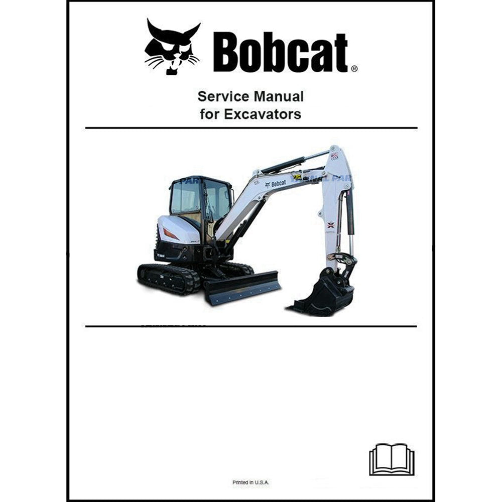 Part No. 7255013ENUS E19 Excavator Service Manual Fit For Bobcat