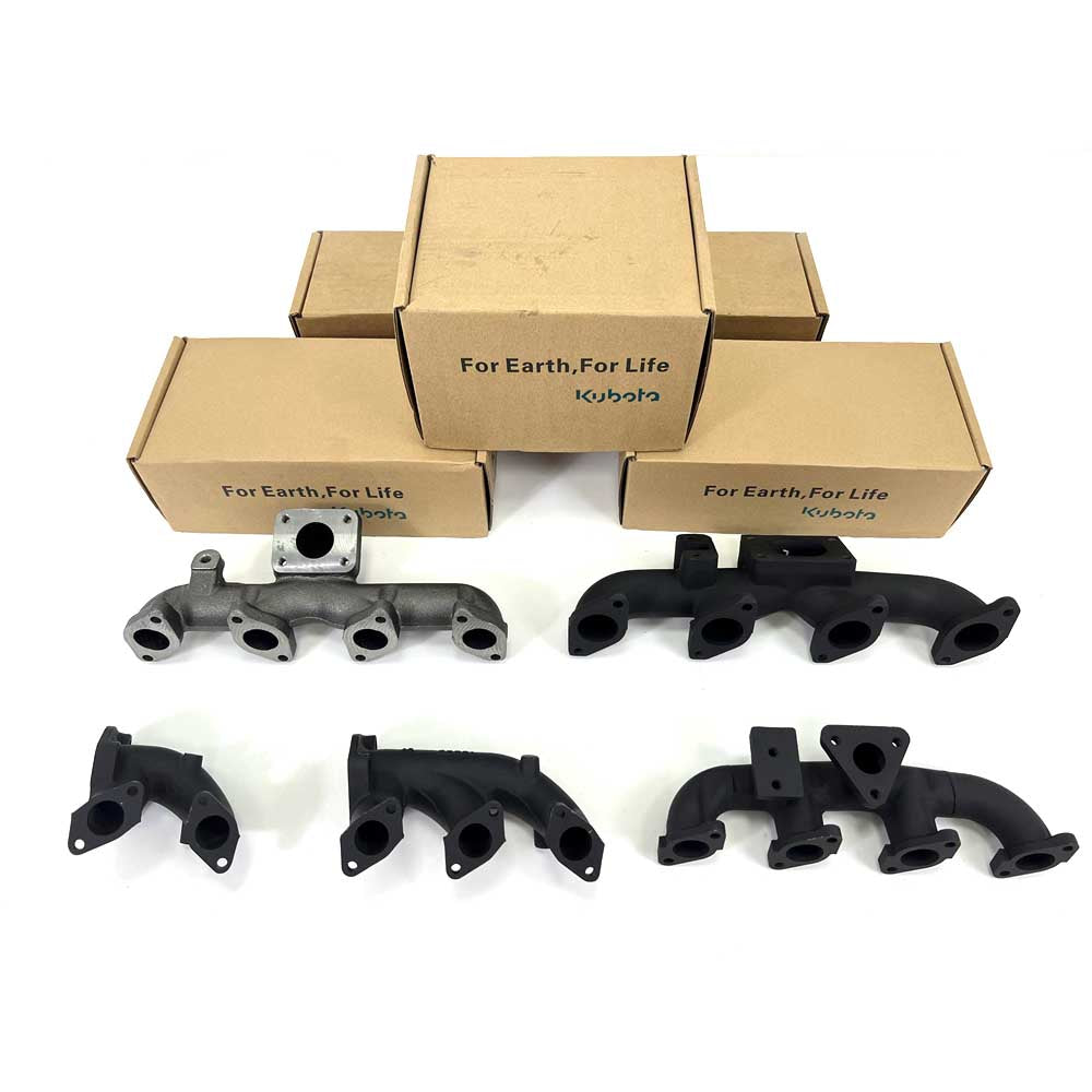 High Quality 1 PC Original V2607 Exhaust Manifold 1E831-12310 for Kubota Exhaust Manifold Engine Part Accessories