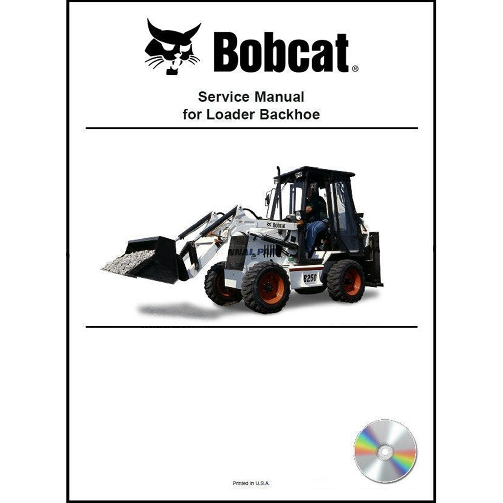 Part No. 22535801CD BL370 Loader Backhoe Service Manual on CD Fit For Bobcat