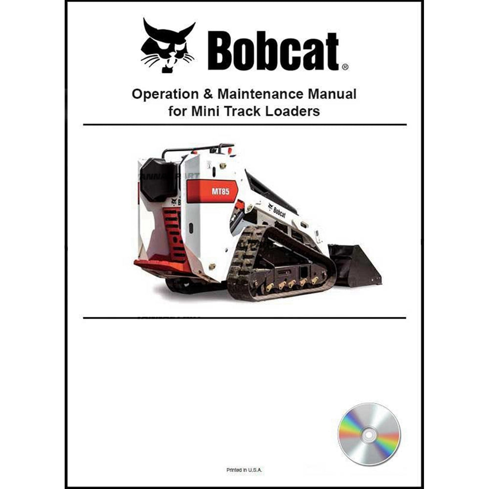 Part No. 6902524CD MT52 Loader Operation and Maintenance Manual on CD Fit For Bobcat