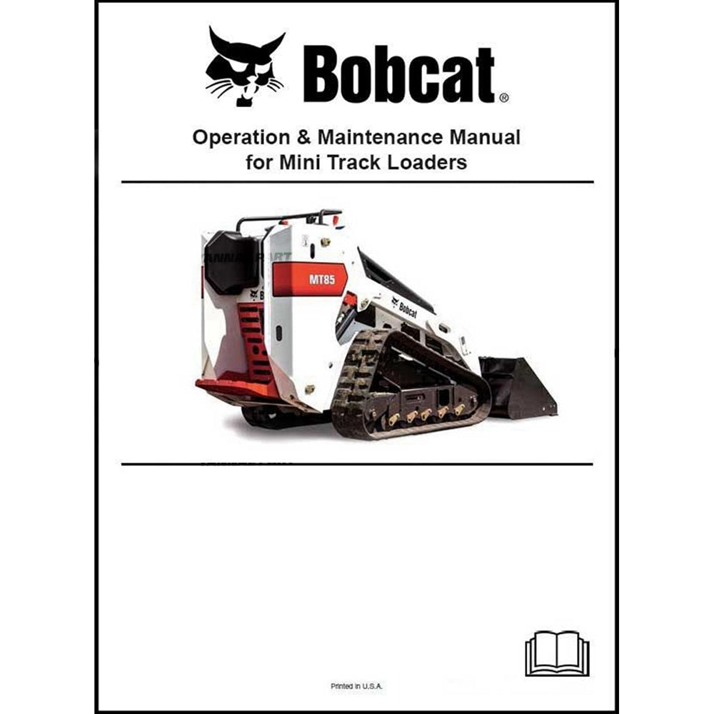 Part No. 7408141ENUS MT100 Loader Operation and Maintenance Manual Fit For Bobcat