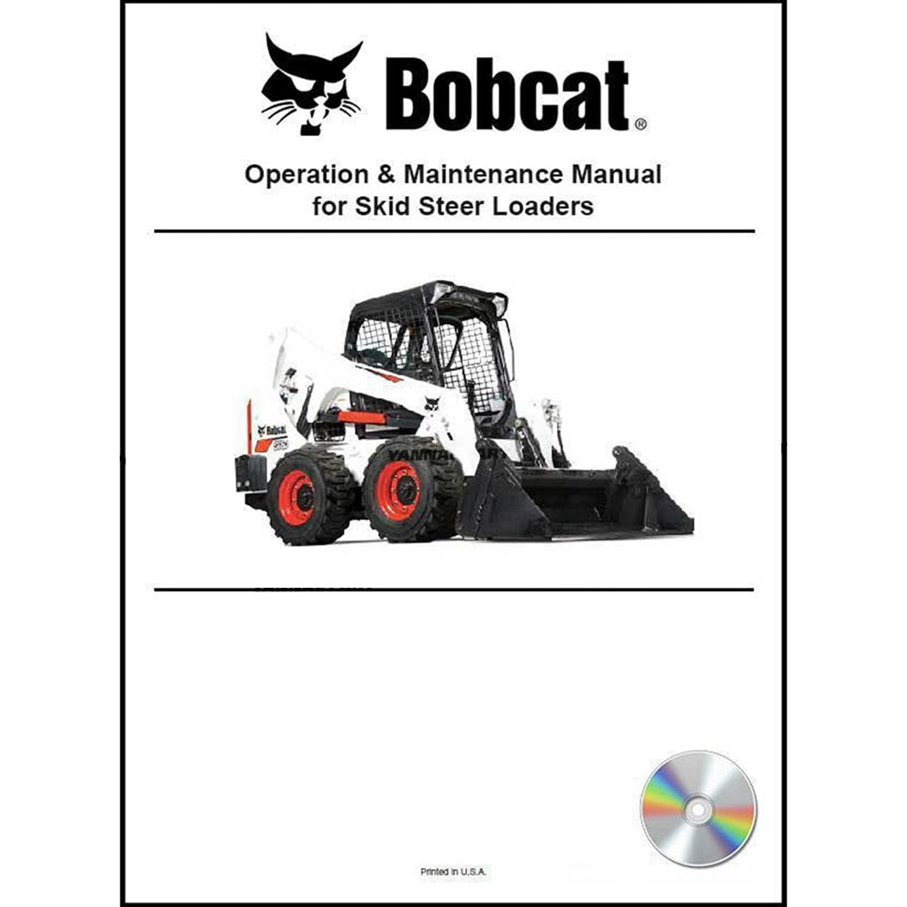 Part No. 6570166CD 741 742 743 743Ds Loader Operation and Maintenance Manual on CD Fit For Bobcat