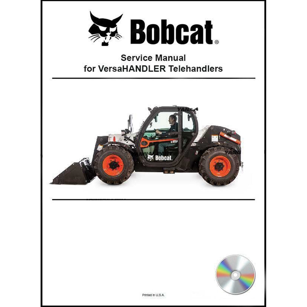 Part No. 6901769CD V518 Versahandler Service Manual on CD Fit For Bobcat