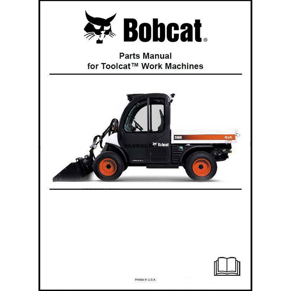 Part No. 6990861 5600 Toolcat Work Machine Parts Manual Fit For Bobcat