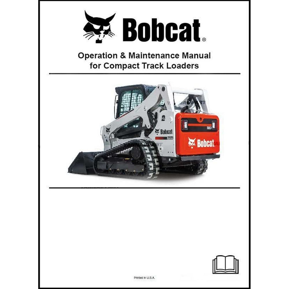 Part No. 6990750ENUS T630 Loader Operation and Maintenance Manual Fit For Bobcat