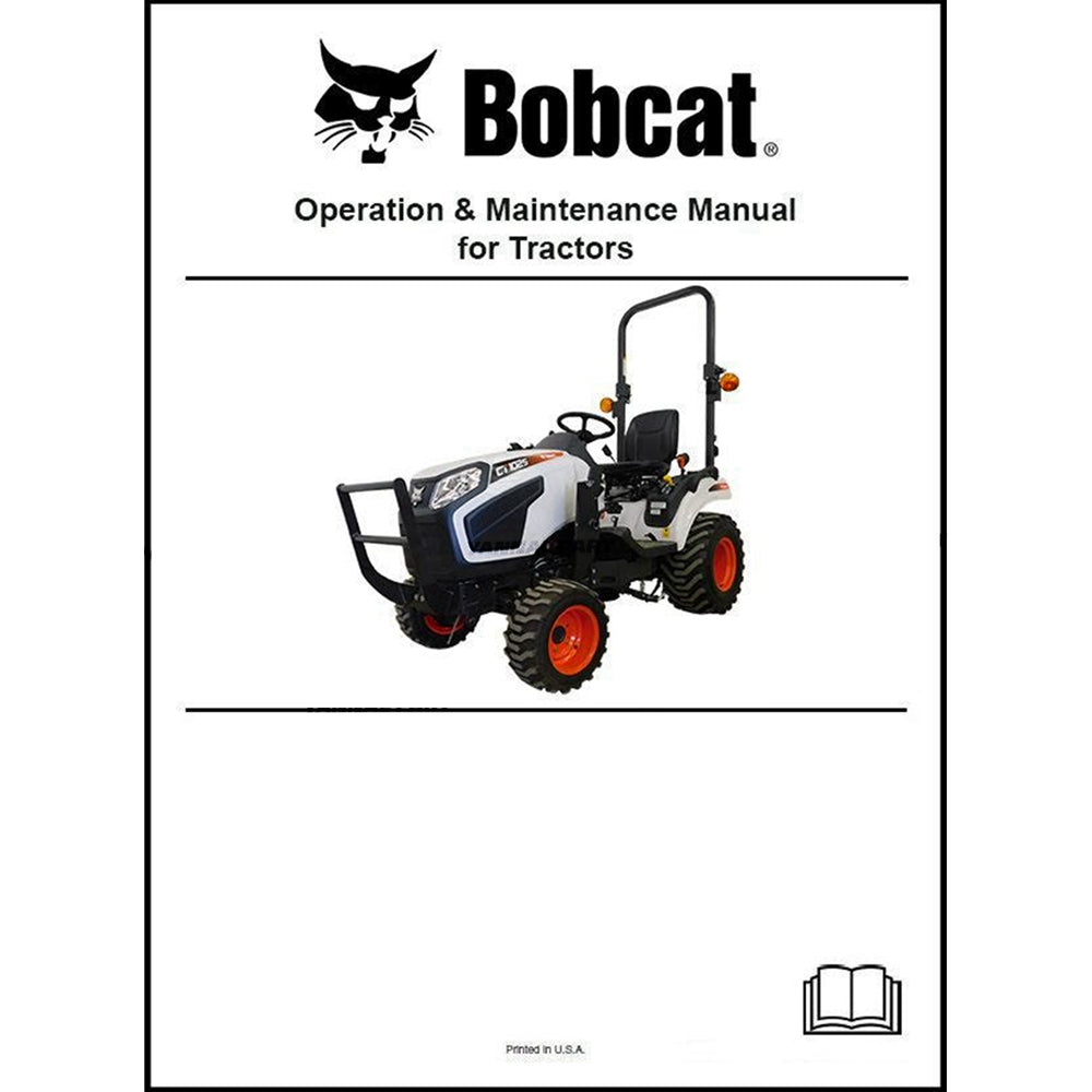 Part No. 7408014ENUS 1021 1025 CT Operation and Maintenance Manual Fit For Bobcat