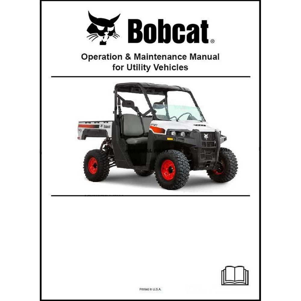 Part No. 7297099ENUS 3400 Utility Vehicle Operation and Maintenance Manual Fit For Bobcat