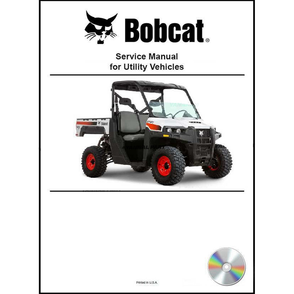 Part No. 6901987CD 2100 Utility Vehicle Service Manual on CD Fit For Bobcat