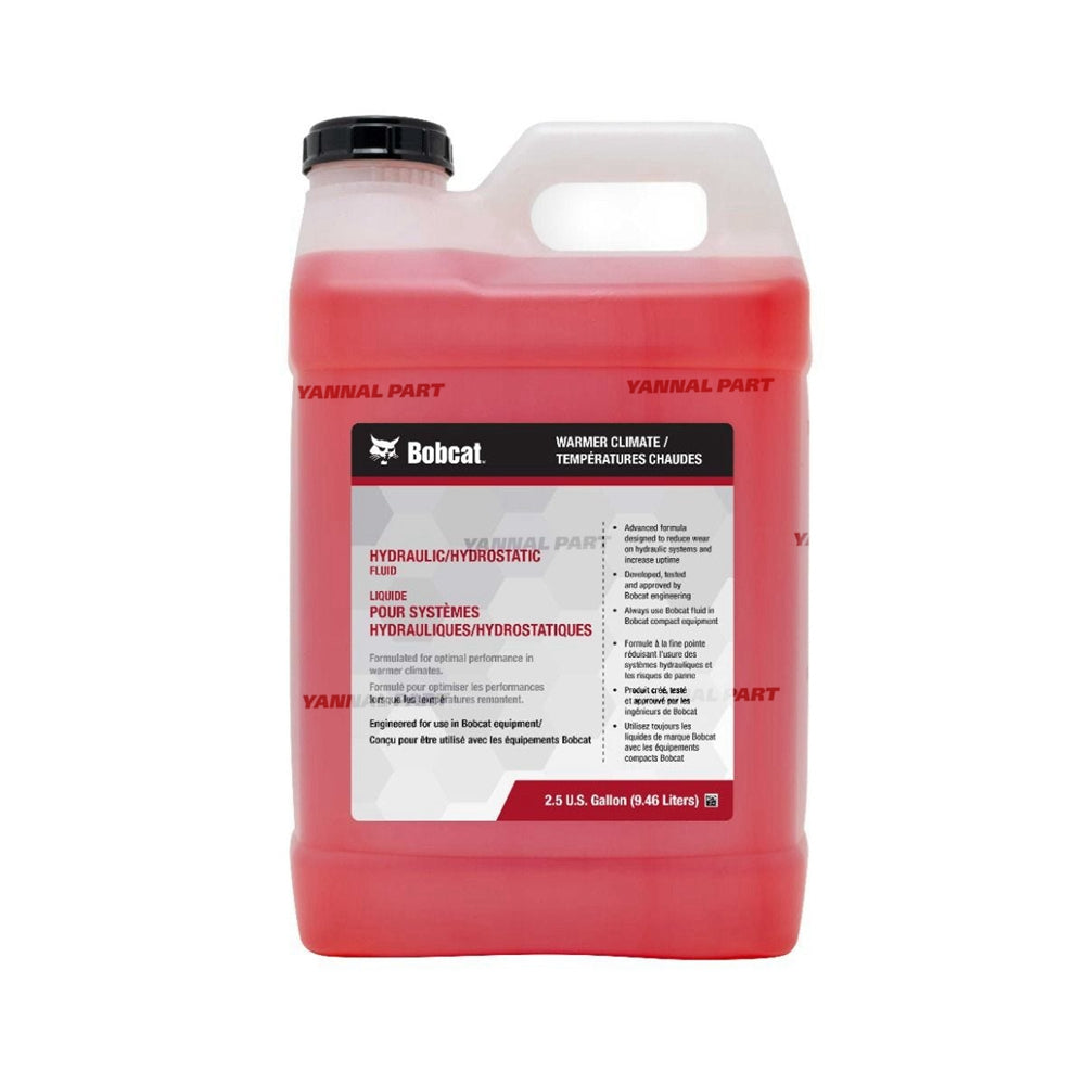 Part No. 7486193 New! Warm Climate Hydraulic/Hydrostatic Fluid 2.5 Gallons Fit For Bobcat