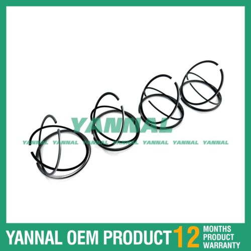 Juego de 4 anillos de pist¨®n de 0,5mm para piezas de motor Yanmar 4TNE88 (se ajusta a un motor)