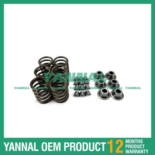 For Perkins 403D-11 Valve Spring Kit Seat With Cotter ( Fit one Engine )