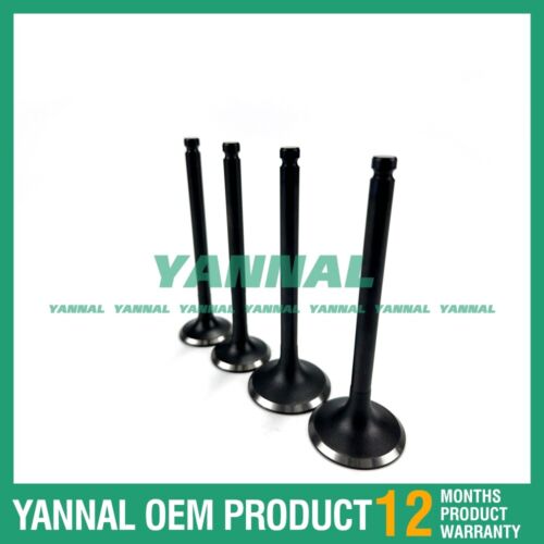 V¨¢lvula de admisi¨®n 2TNV70 con v¨¢lvula de escape para piezas del motor de excavadora Yanmar