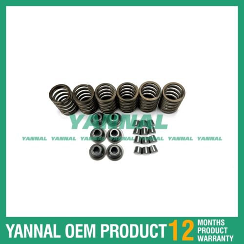 For Yanmar 3JH3 Valve Spring Kit Seat With Cotter ( Fit one Engine )