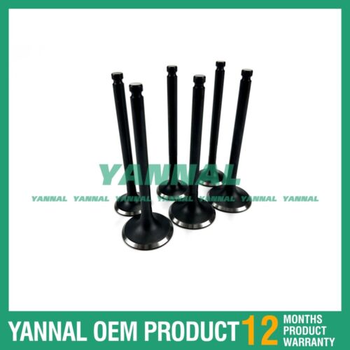 V¨¢lvula de admisi¨®n 3TNV66 con v¨¢lvula de escape para piezas del motor de excavadora Yanmar