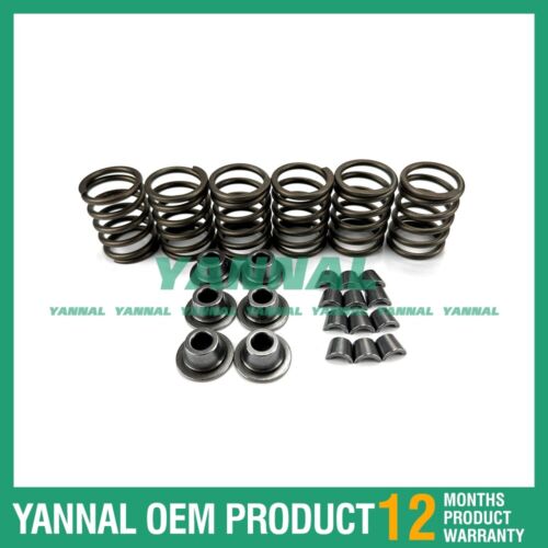 For Yanmar 3CD1-D Valve Spring Kit Seat With Cotter ( Fit one Engine )