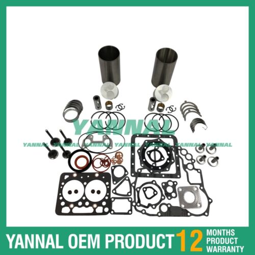 Kit de reconstrucci¨®n de motor Z482 STD con revestimiento para tractor Kubota T1600H