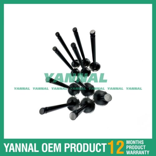 F2302 Intake Valve With Exhaust Valve For Kubota Excavator Engine Parts