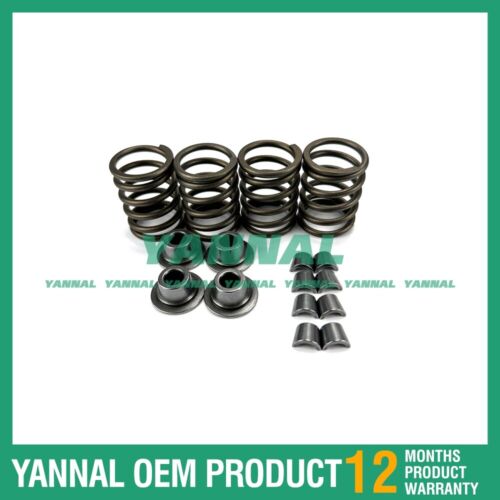 For Kubota ZL600 Valve Spring Kit Seat With Cotter ( Fit one Engine )