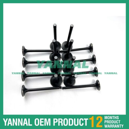 1104C-E44TA Intake Valve With Exhaust Valve For Perkins Excavator Engine Parts