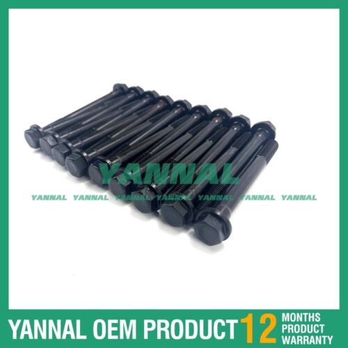 14 PCS Cylinder Head Bolt For Yanmar 4TNE86 Diesel Engine