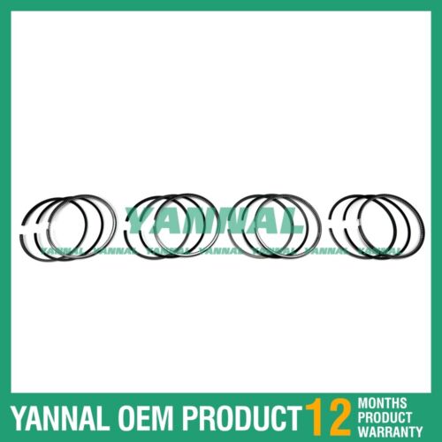 4 Set Piston Ring 0.5mm For Yanmar 4TNV84 Engine Parts (fit one Engine)