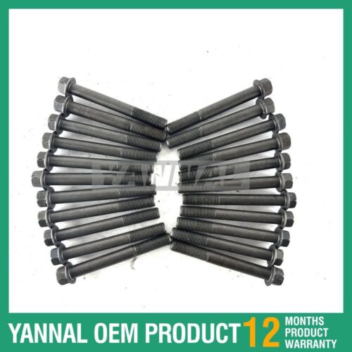 22 PCS Cylinder Head Bolt For Kubota F2503 Diesel Engine