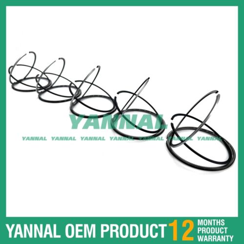 5 Set Piston Ring 0.5mm For Kubota F2503 Engine Parts (fit one Engine)