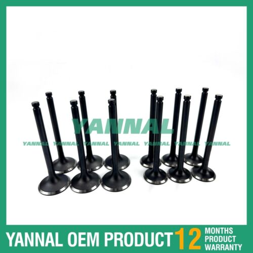 1006-60TA Intake Valve With Exhaust Valve For Perkins Excavator Engine Parts