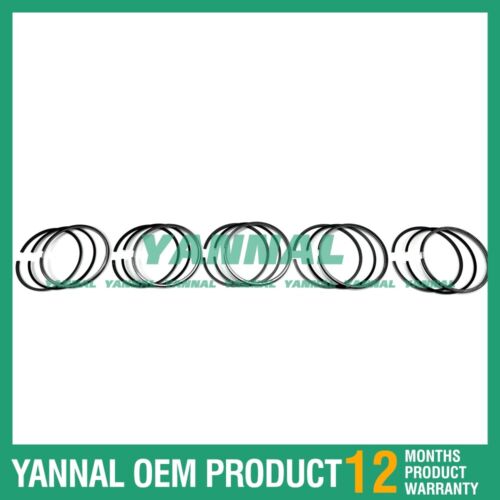 5 Set Piston Ring 0.5mm For Kubota F2803 Engine Parts (fit one Engine)