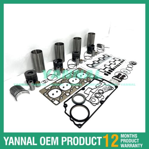 Engine Overhaul Rebuild Kit With Gasket Bearing Set For JCB JCB444 Engine