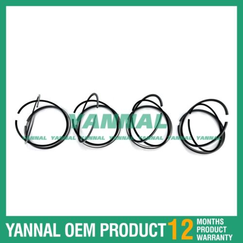 Juego de 4 anillos de pist¨®n de 0,5mm para piezas de motor Yanmar 4TNV106 (se ajusta a un motor)