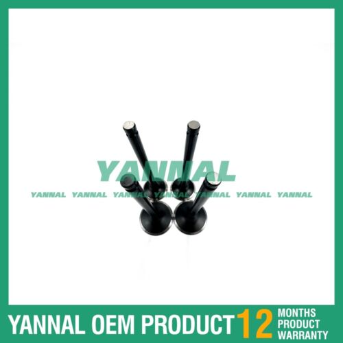 V¨¢lvula de admisi¨®n 2TN66 con v¨¢lvula de escape para piezas del motor de excavadora Yanmar