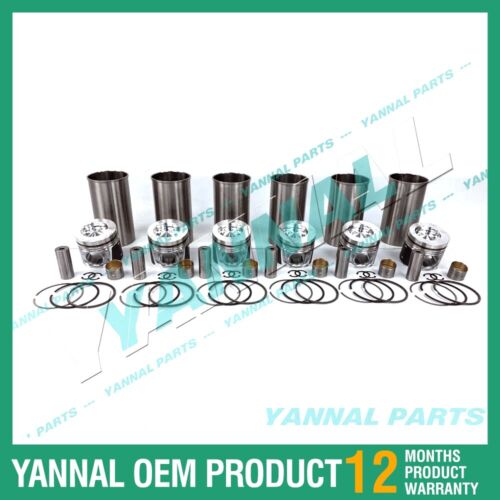 6x For Volvo Overhaul Rebuild Kit D6E Engine Spare Parts