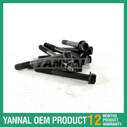 9 PCS Cylinder Head Bolt For Kubota WG3800 Diesel Engine