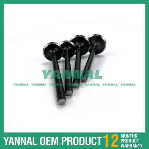 V¨¢lvula de admisi¨®n 2D68 con v¨¢lvula de escape para piezas del motor de excavadora Yanmar