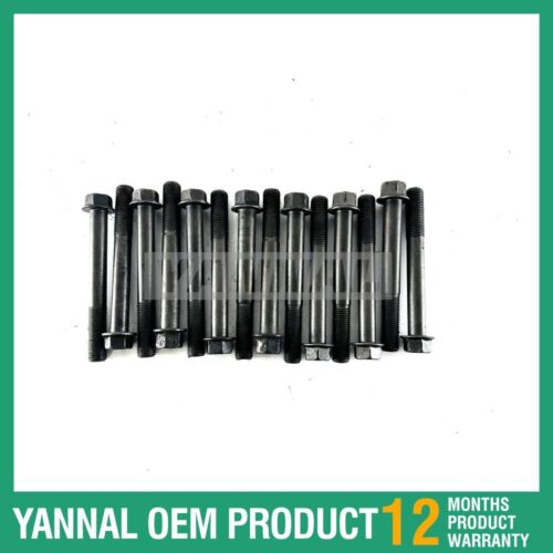 14 PCS Head Bolt Set For Kubota J315 Diesel Engine