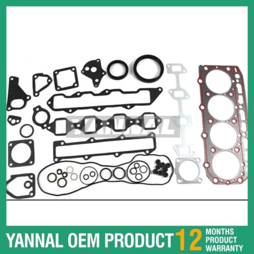 For Yanmar 4TN82 4TN82E 4TN82E-AS Engine Overhaul Rebuild Gasket Kit