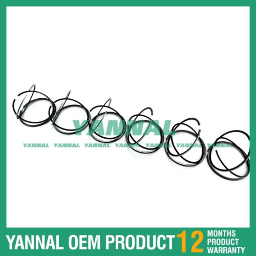 6 Set Piston Ring 0.5mm For Kubota S2600 Engine Parts (fit one Engine)