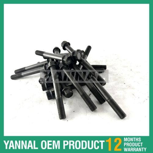 22 PCS Cylinder Head Bolt For Kubota F2503 Diesel Engine