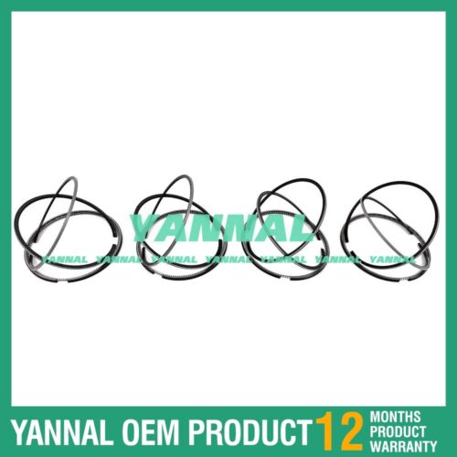 4x Piston Ring STD For Mitsubishi 4M40 Engine Parts