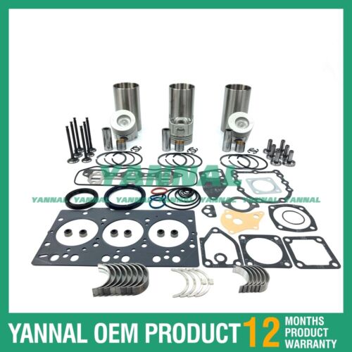 Overhaul Rebuild Kit For Yanmar 3TNE78 Piston Ring Full Head Gasket Set Bearing