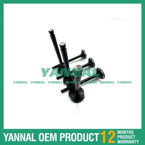 V¨¢lvula de admisi¨®n 3TNV66 con v¨¢lvula de escape para piezas del motor de excavadora Yanmar