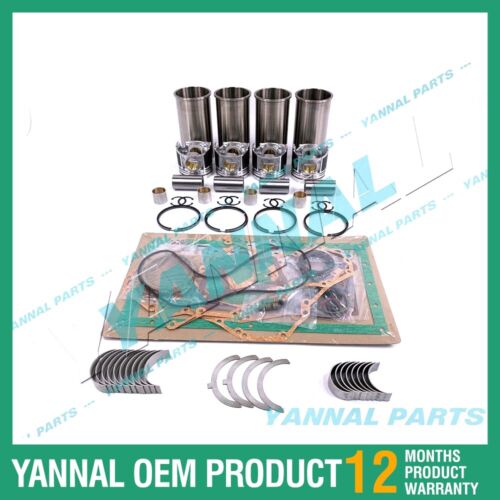 4JG2 Overhaul Rebuild Kit With Full Gasket Bearing Set For Isuzu Engine