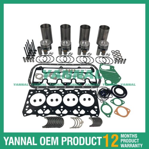 For Isuzu 4LE2 4LE2-CR Overhaul Rebuild Kit With Gasket Set Bearing