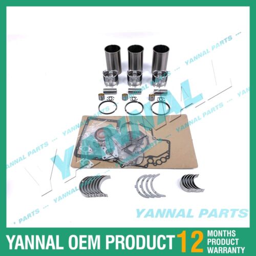 3TNV80 Overhaul Rebuild Kit With Full Gasket Bearing Set For Yanmar Engine