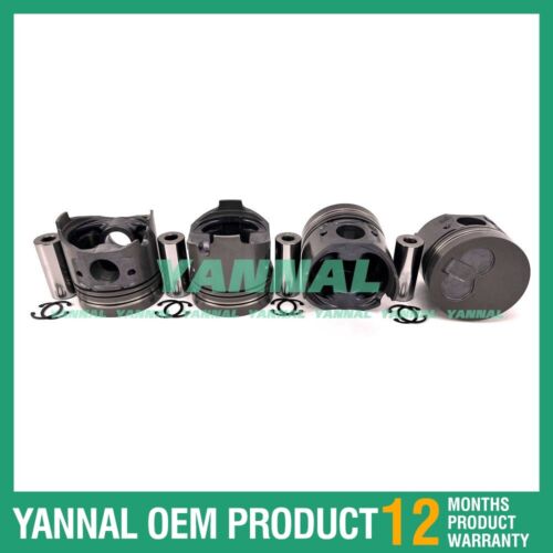 Pist¨®n 4X 4TNE98 de 0,5 mm para piezas de excavadora Yanmar