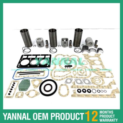 Overhaul Rebuild Kit With Gasket Set Bearing For Perkins 903.27 Engine Part