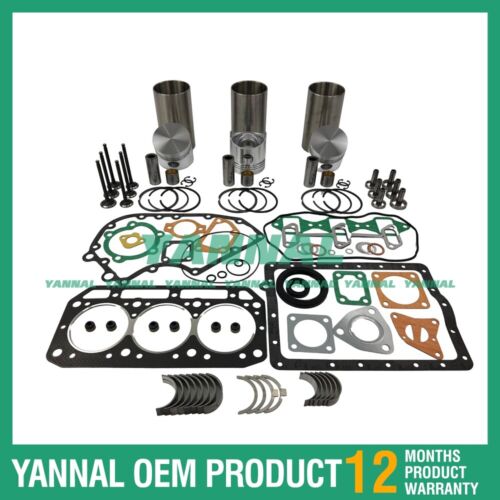 For Yanmar 3T84 3D84-1 Overhaul Rebuild Kit