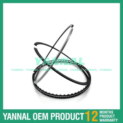 6X TB45 Piston Rings Set STD Oil Ring 4mm For Nissan Excavator Parts